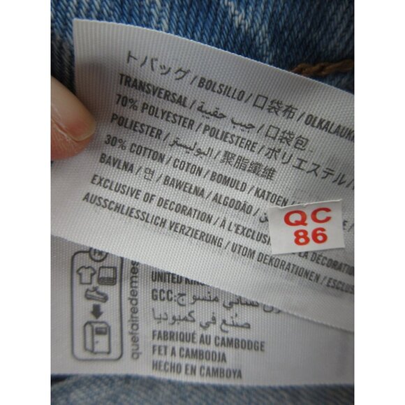 Abercrombie & Fitch Jeans 8 The Vintage Straight High Rise 29 NEW - Picture 12 of 13